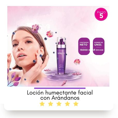 HGW Loción humectante facial con Arándanos