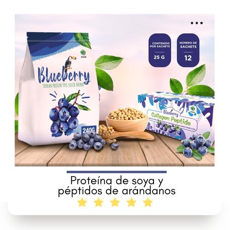 HGW Proteína de soya y péptidos de arándanos